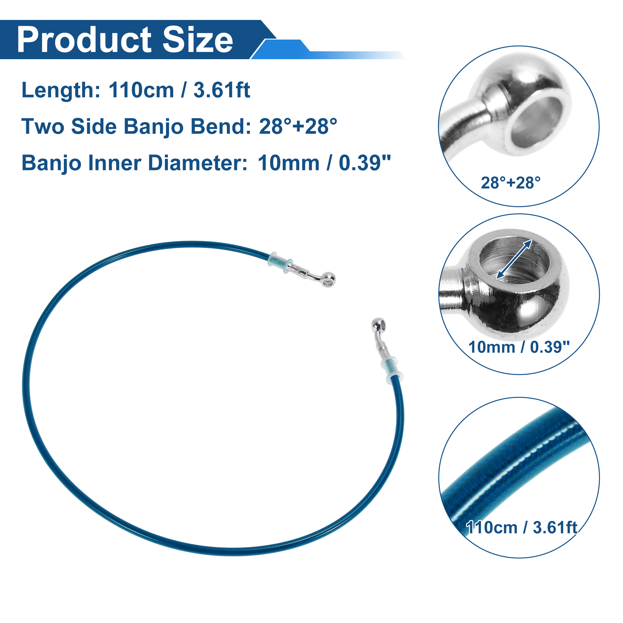 Motoforti 110cm Motorcycle Bra - Braided Line recensione e prezzo