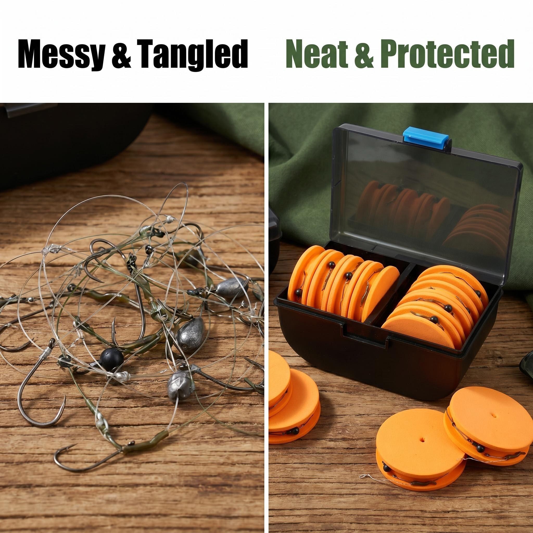 Hirisi 10pcs EVA Foam Fishing  - Fishing Line Box recensione e prezzo