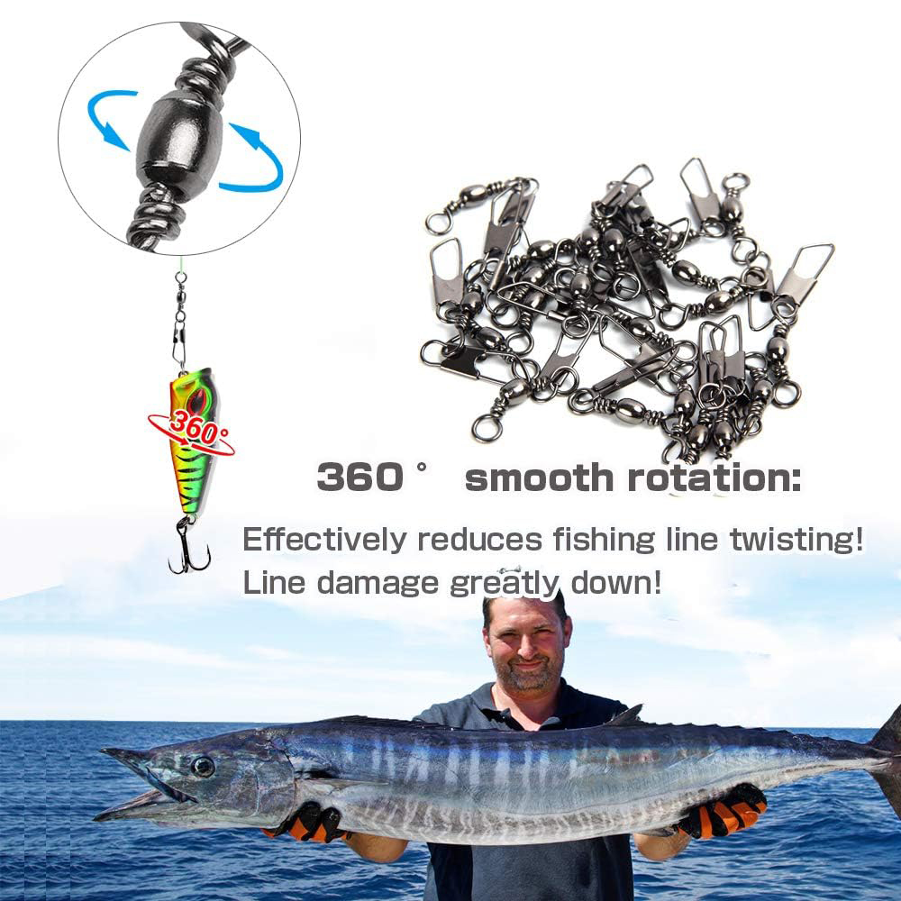 50Pcs Stainless Steel Snap Swi - Monofilament Line recensione e prezzo
