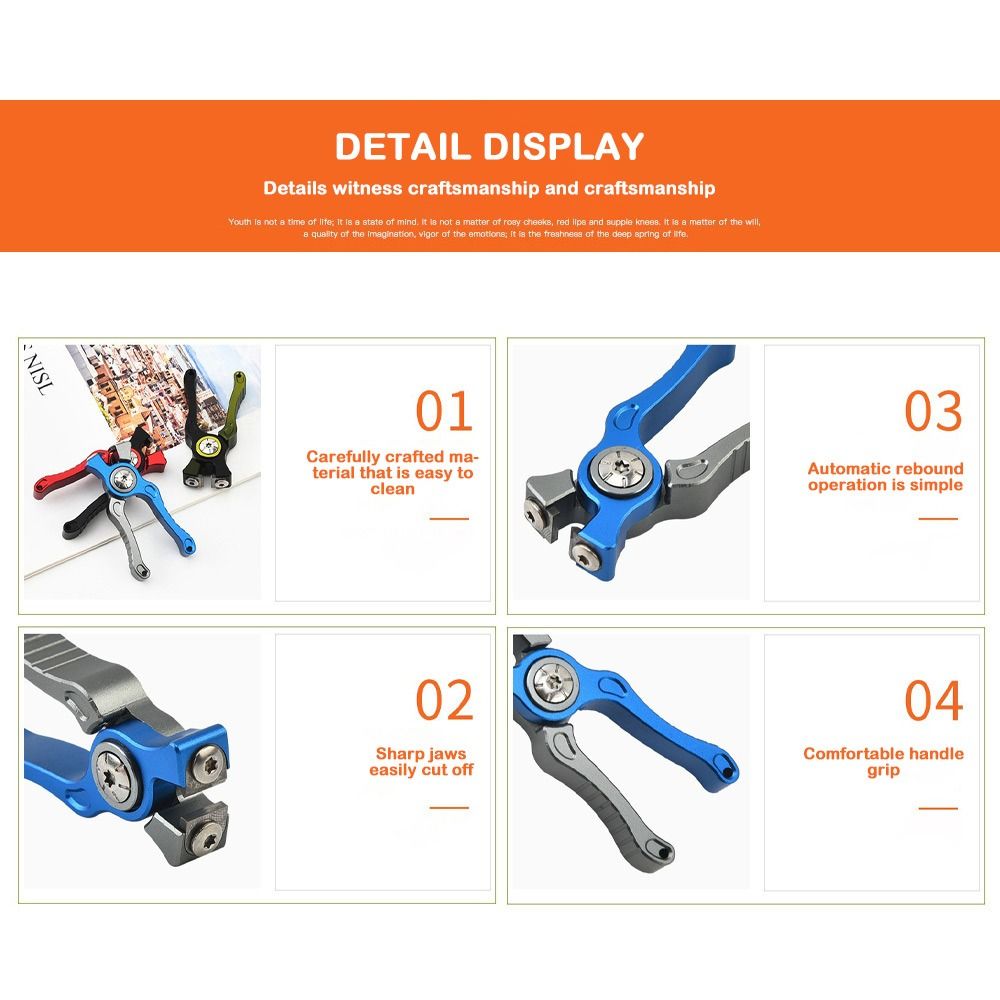 Aluminum Alloy Fishing Pliers  - Fishing Line Cutter recensione e prezzo