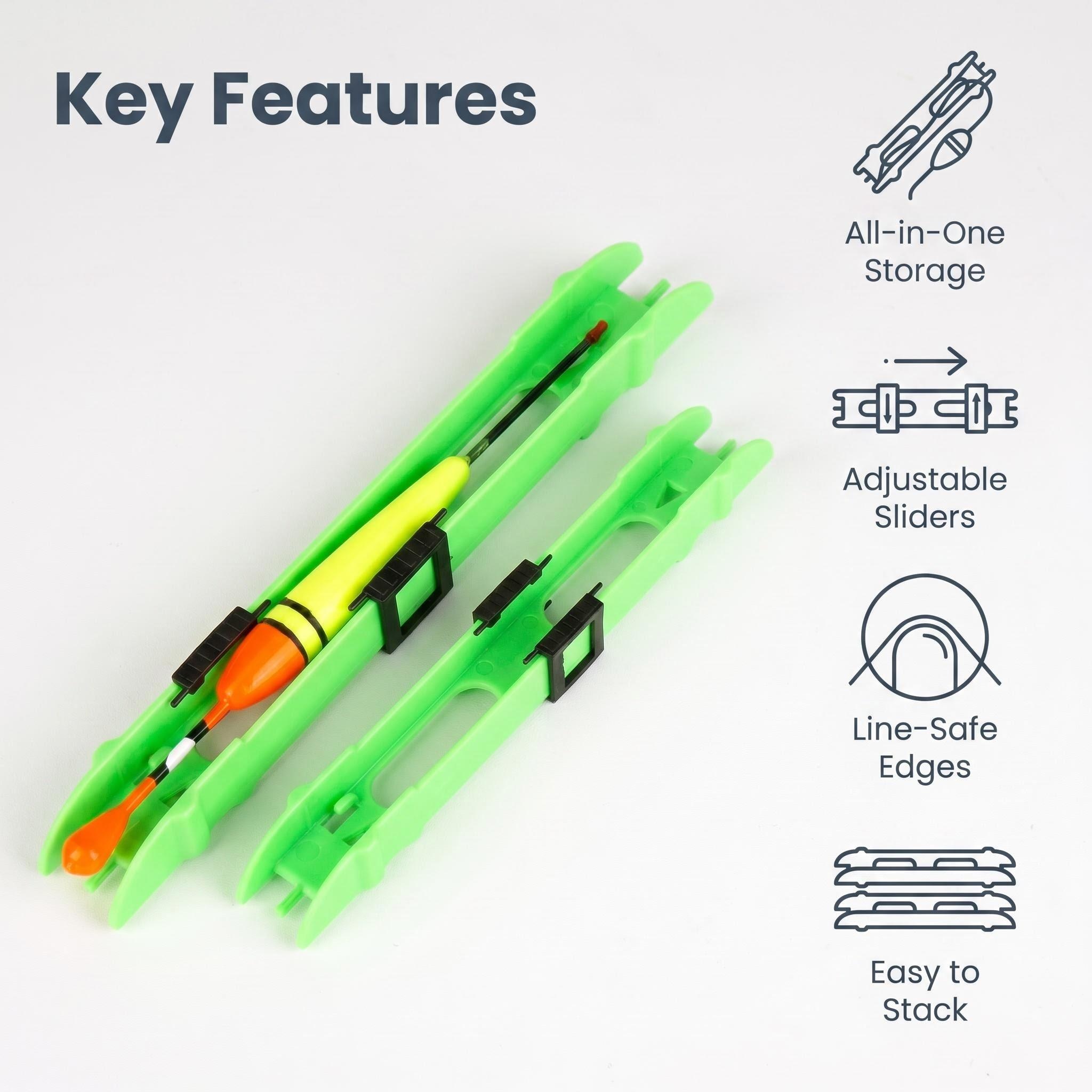 HIRISI 10Pcs Double Slider Fis - Fishing Line Dispenser recensione e prezzo