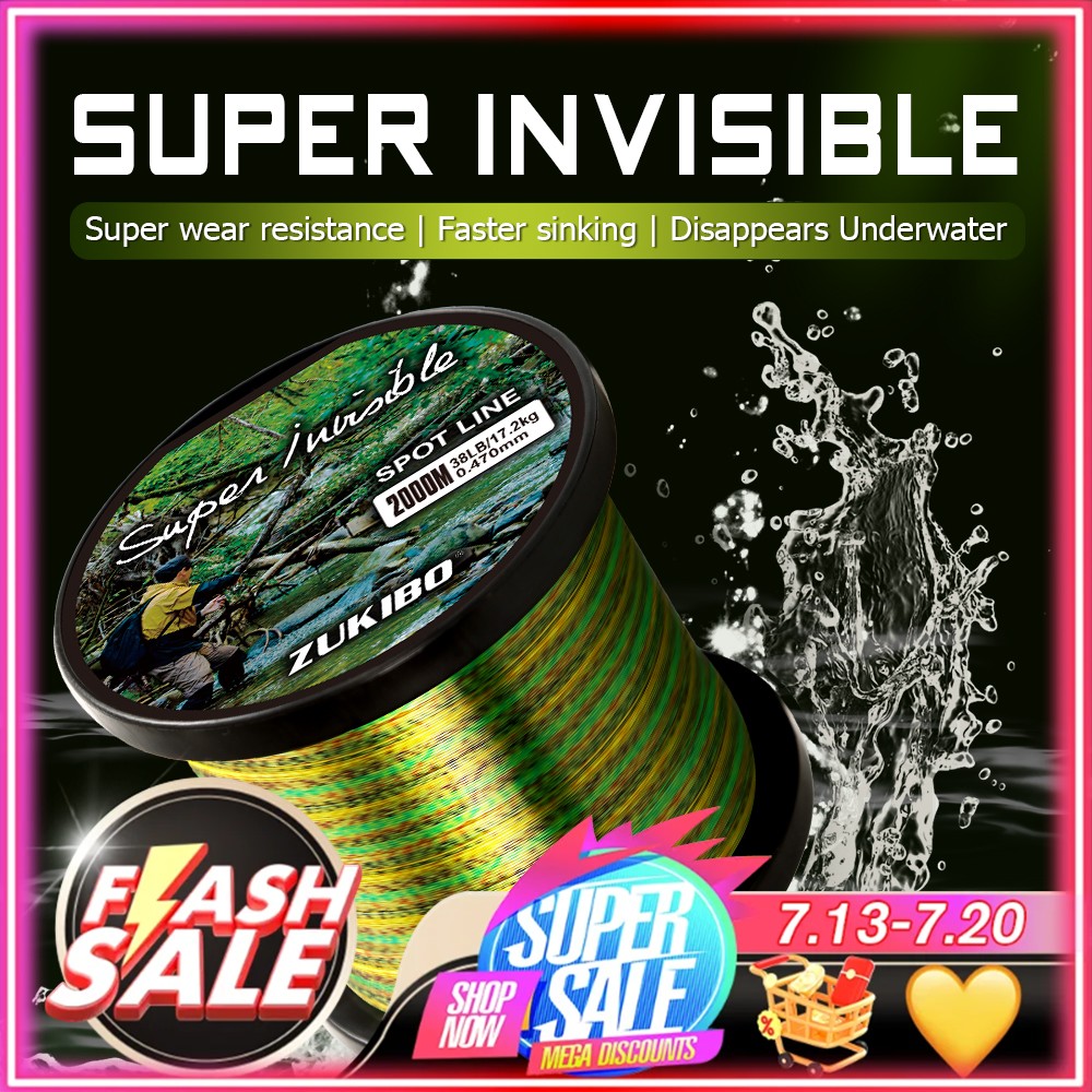 ZUKIBO 1000m 500m 200m Invisib - Fluorocarbon Line recensione e prezzo
