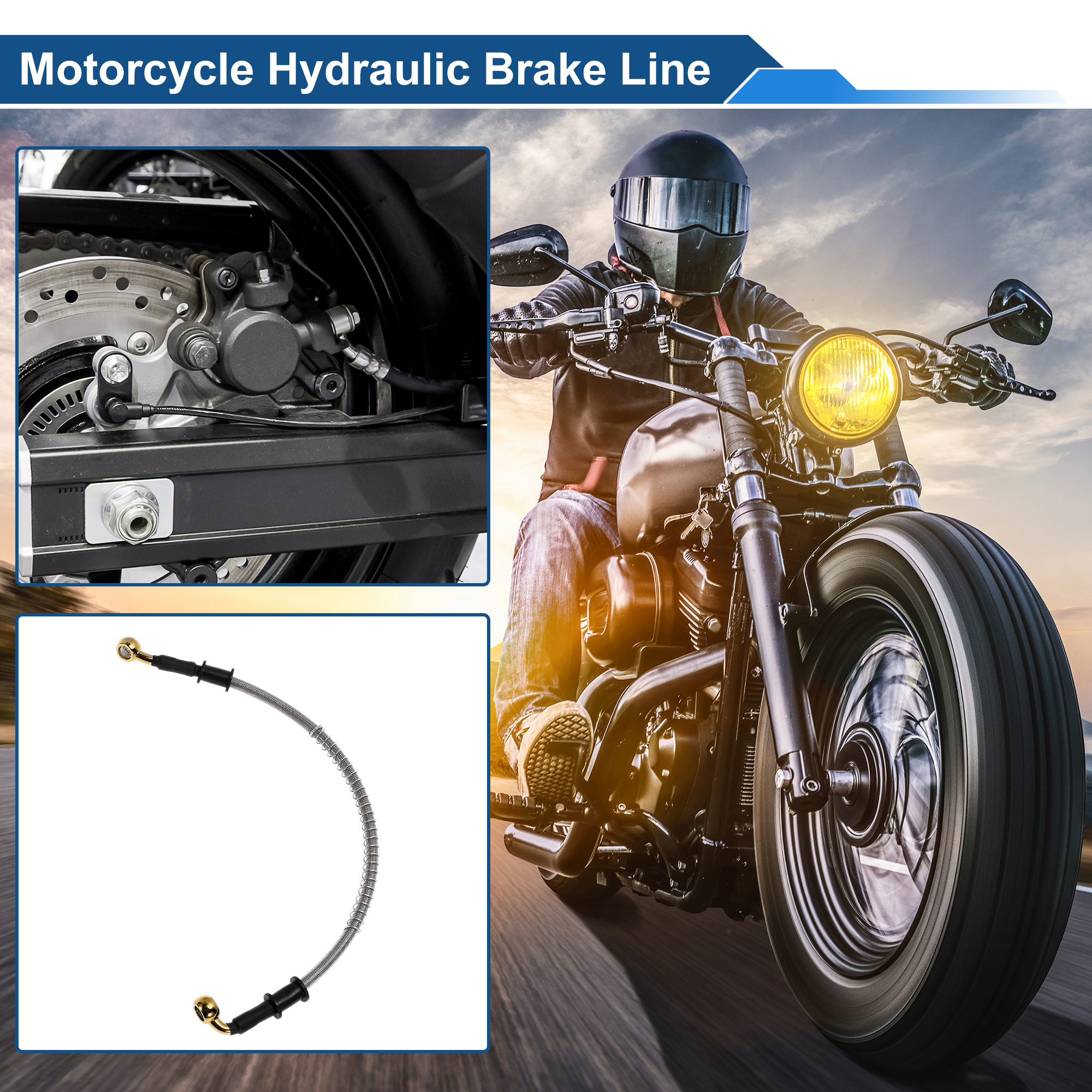 Motoforti 40cm Motorcycle Brak - Braided Line recensione e prezzo
