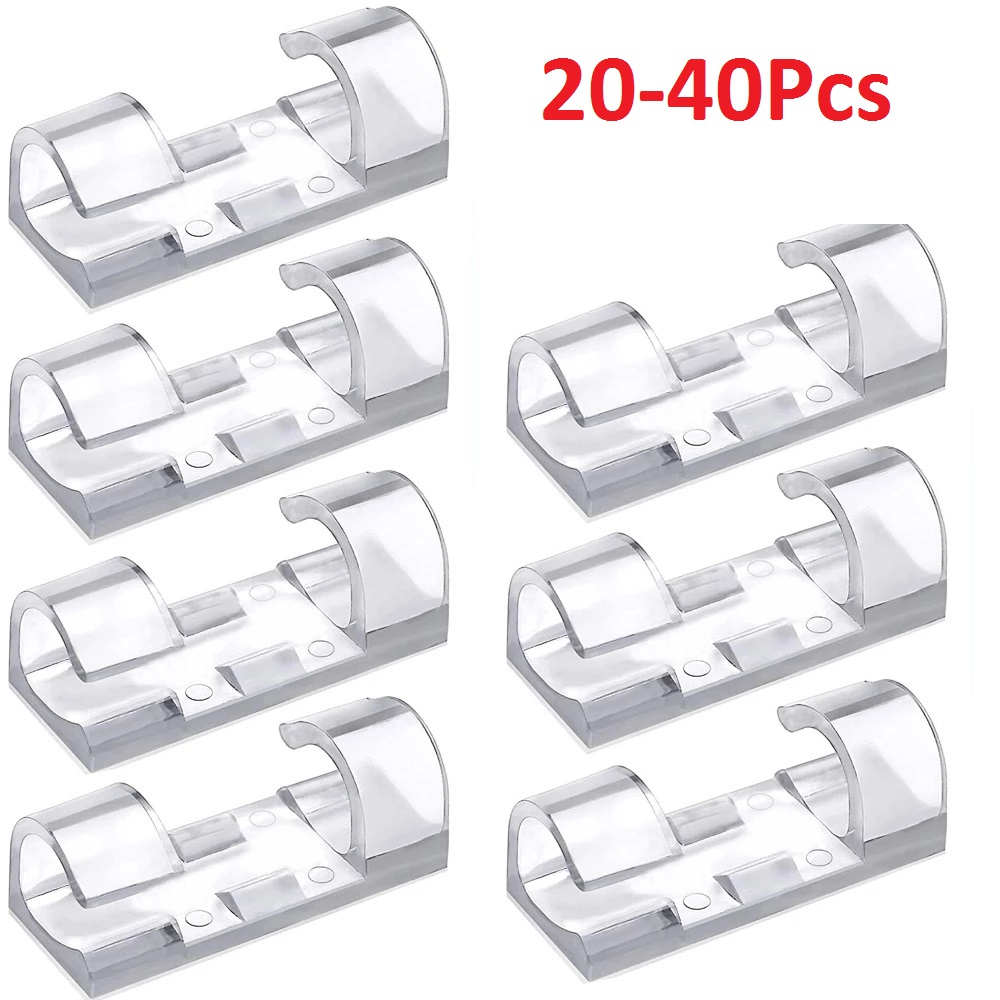 40PCS Cable Organizer Clips Ca - Tippet Line recensione e prezzo
