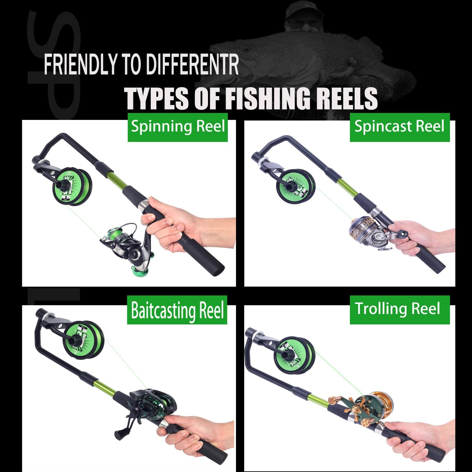 Fishing Line Spooler, Adjustab - Monofilament Line recensione e prezzo