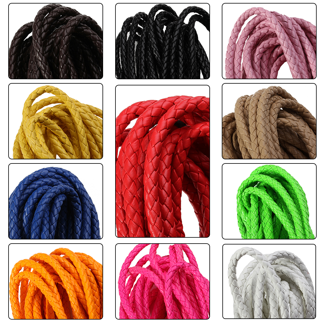 5 Yards/lot 6/7mm Braided Leat - Braided Line recensione e prezzo