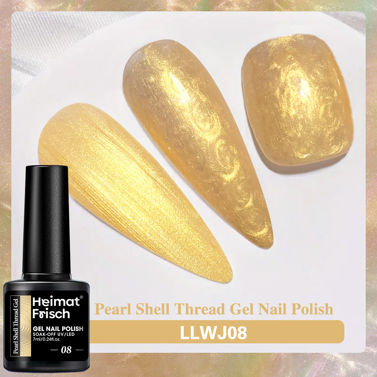 1 piece of shell line gel nail - Copolymer Line recensione e prezzo