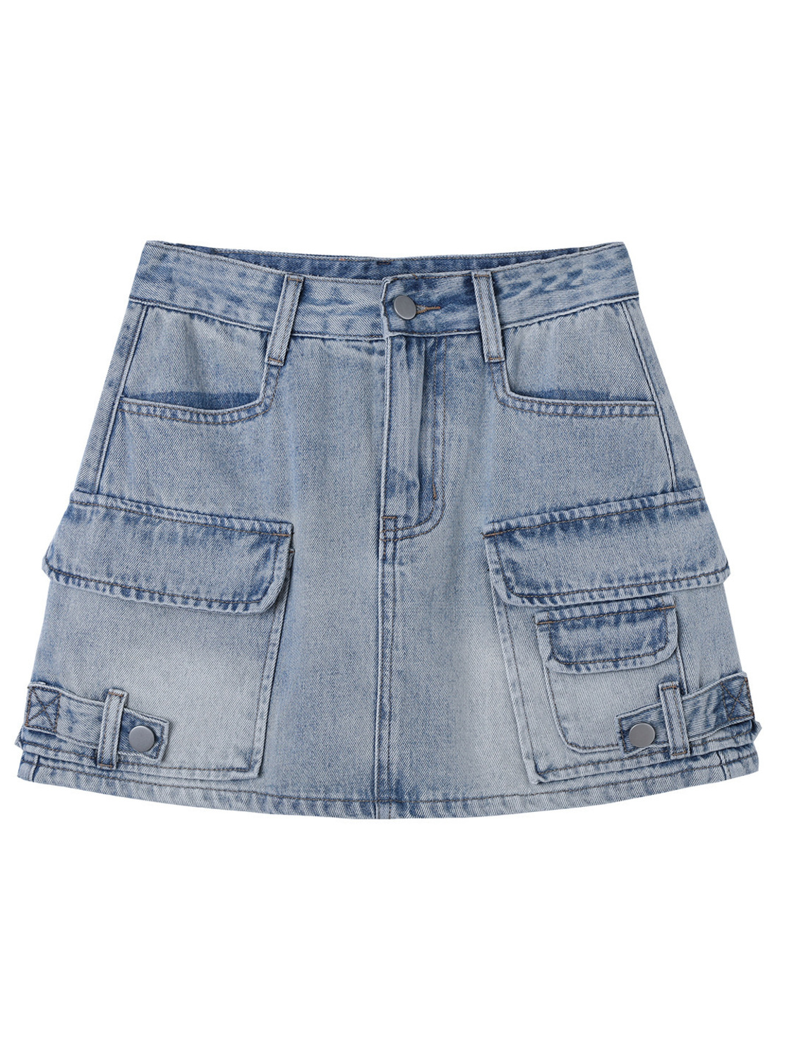 Women High Waist Cargo Denim M - Fly Line recensione e prezzo