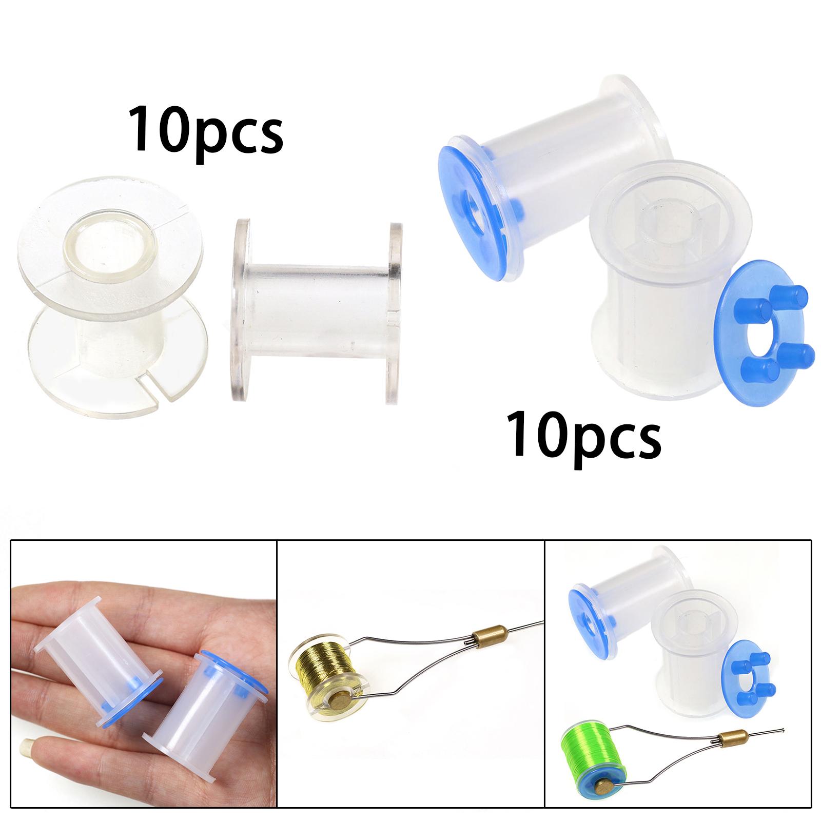 10Pcs Fly Tying Bobbin Spools  - Fishing Line Spool recensione e prezzo
